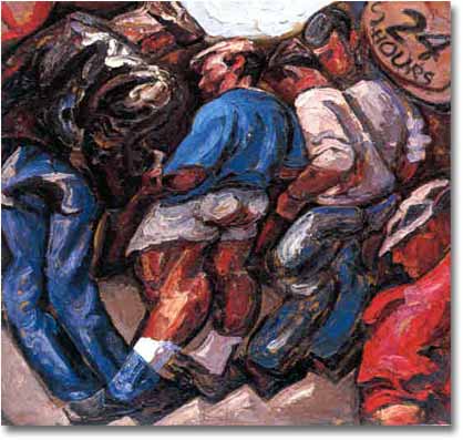 painting entitled 'Twenty-Four Hours', from 1990
