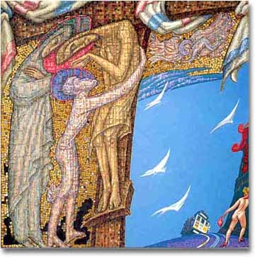 painting entitled 'Deposition from the Cross in San Francisco', from 1982