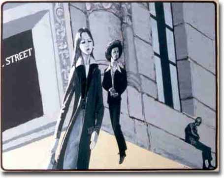 painting entitled 'Powell Street', from 1980-81